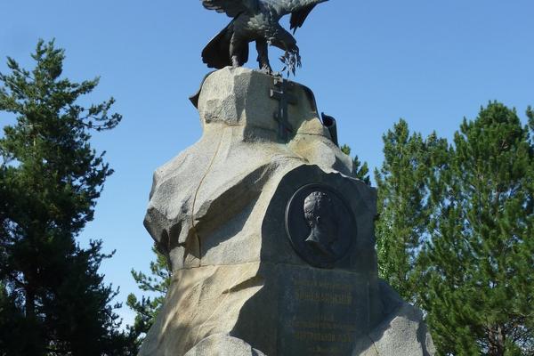Monument to Nikolai Przheval’skii (1894), Karakol. Issyq-Kul, Kyrgyzstan